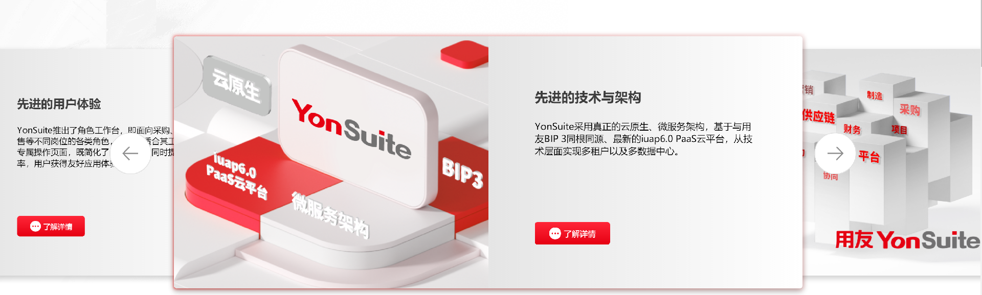 用友先進的(de)技術與架構
